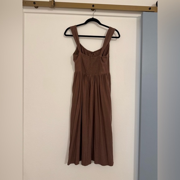 Nordstrom Rack Brown Corset Midi Dress - Picture 4 of 7